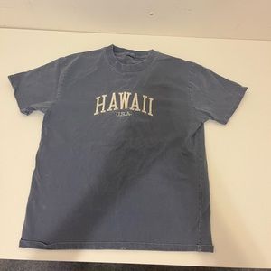 Brandy Melville Blue Hawaii baby tee